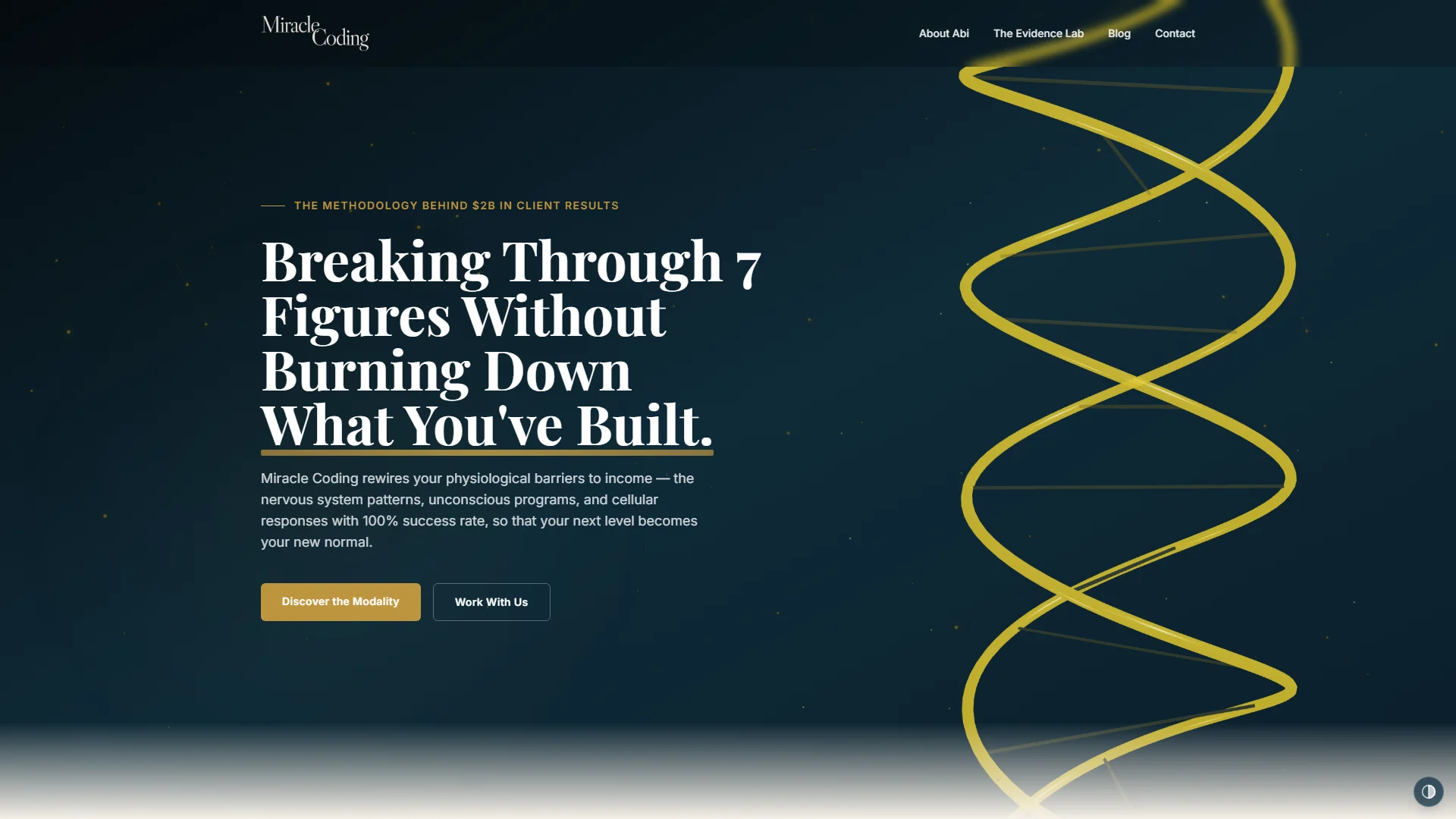The Miracle Coding website